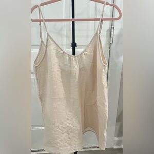 Shade & Shore Cream Textured Top
